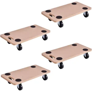 Heavy-Duty Wood Rolling Mover Dolly