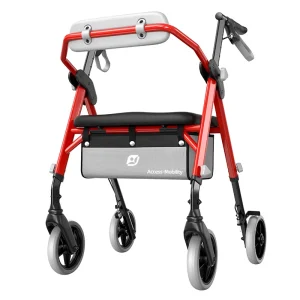 Roll Walker With Ergo Seat and backrest with a 350 pound capacity.