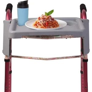 Walker Tray with Cup Holders.